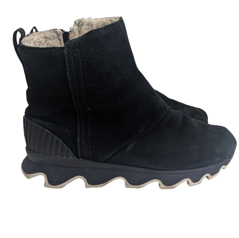 Sorel Women's Black Ankle Boots NL3128-010 Size 8 Comfort Booties